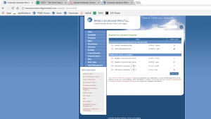 Breckenridge Rental Current Register Screen